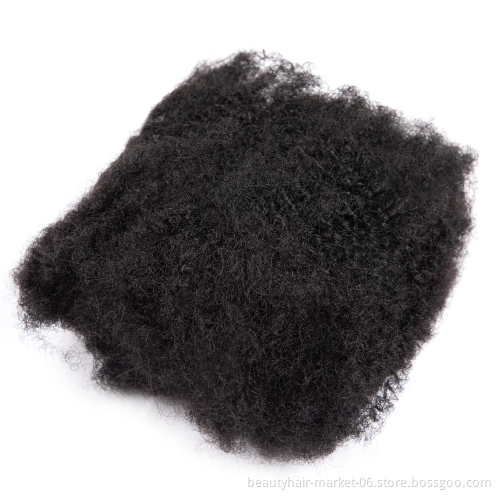 Wholesale unprocessed afro kinky curly natural virgin human hair bulk hair products for black women